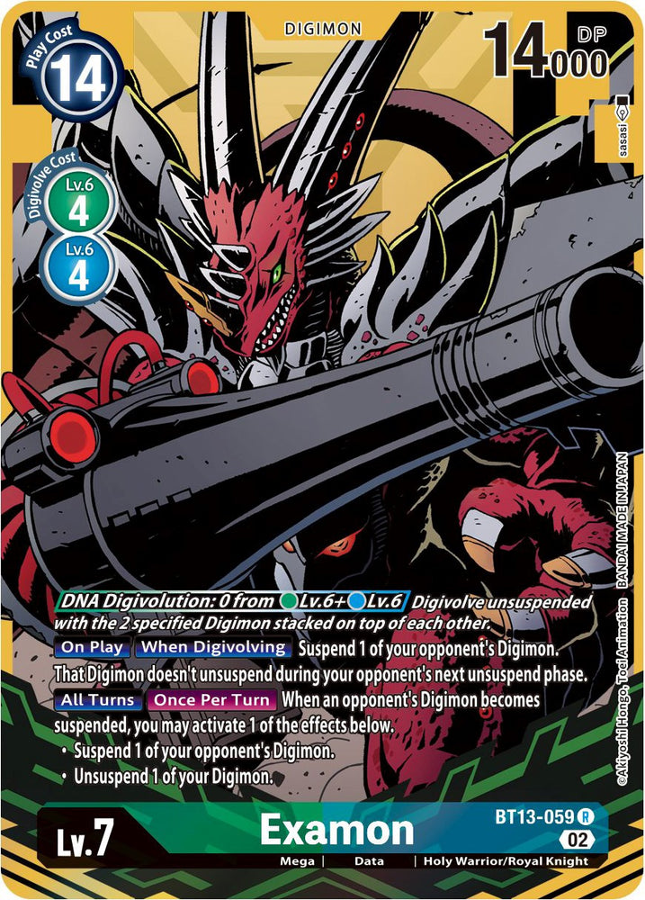 Examon [BT13-059] (Alternate Art) [Versus Royal Knights Booster] 