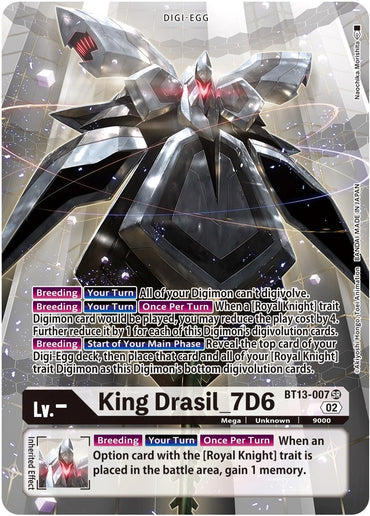 King Drasil_7D6 [BT13-007] (Alternate Art) [Versus Royal Knights Booster] 