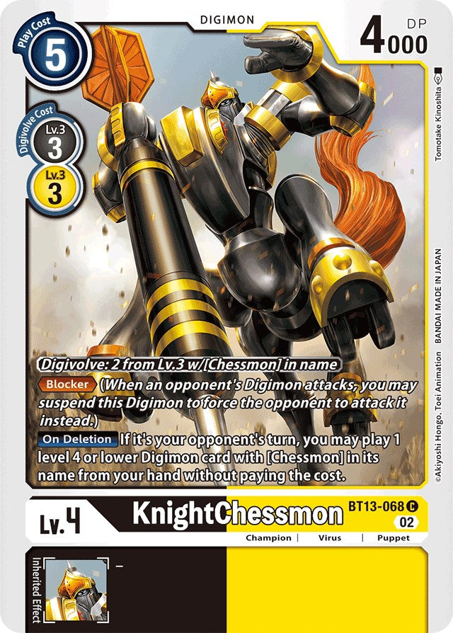 KnightChessmon [BT13-068] [Versus Royal Knights Booster] 
