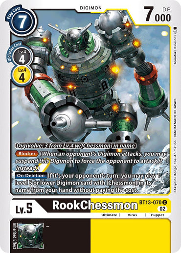 RookChessmon [BT13-070] [Versus Royal Knights Booster] 
