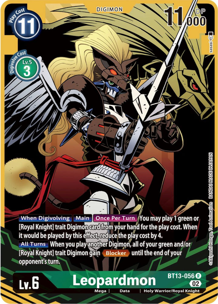 Leopardmon [BT13-056] (Alternate Art) [Versus Royal Knights Booster] 