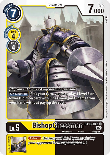 BishopChessmon [BT13-042] [Versus Royal Knights Booster] 