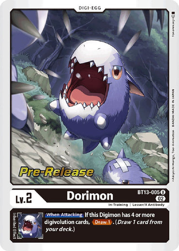 Dorimon [BT13-005] [Versus Royal Knights Booster Pre-Release Cards] 