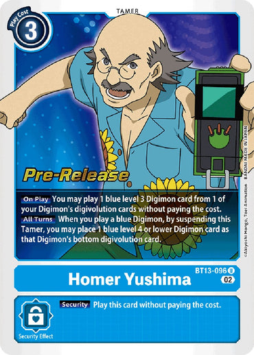 Homer Yushima [BT13-096] [Versus Royal Knights Booster Pre-Release Cards] 