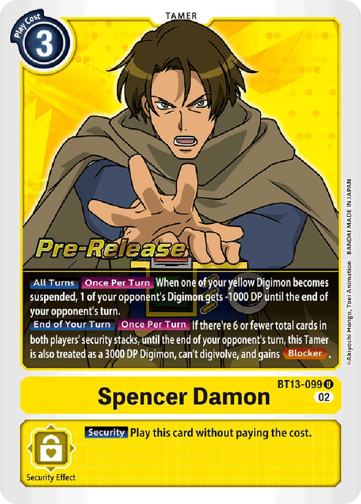 Spencer Damon [BT13-099] [Versus Royal Knights Booster Pre-Release Cards] 