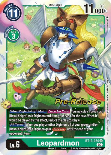 Leopardmon [BT13-056] [Versus Royal Knights Booster Pre-Release Cards] 