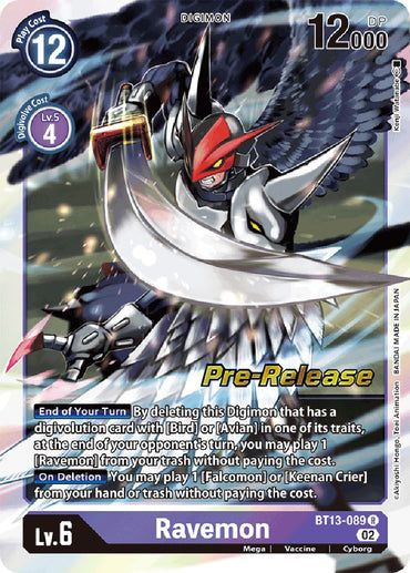 Ravemon [BT13-089] [Versus Royal Knights Booster Pre-Release Cards] 