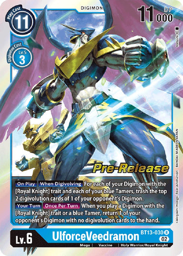 UlforceVeedramon [BT13-030] [Versus Royal Knights Booster Pre-Release Cards] 
