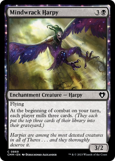 Mindwrack Harpy [Commander Masters] 