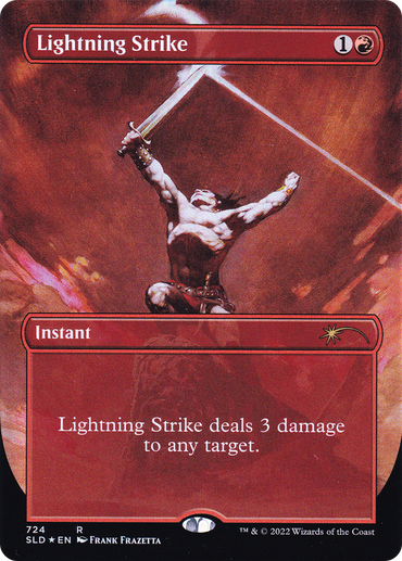 Lightning Strike (Borderless) [Secret Lair Drop Promos] 