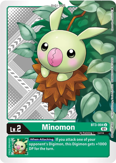 Minomon [BT3-004] (Winner Pack Xros Encounter) [Release Special Booster Promos] 
