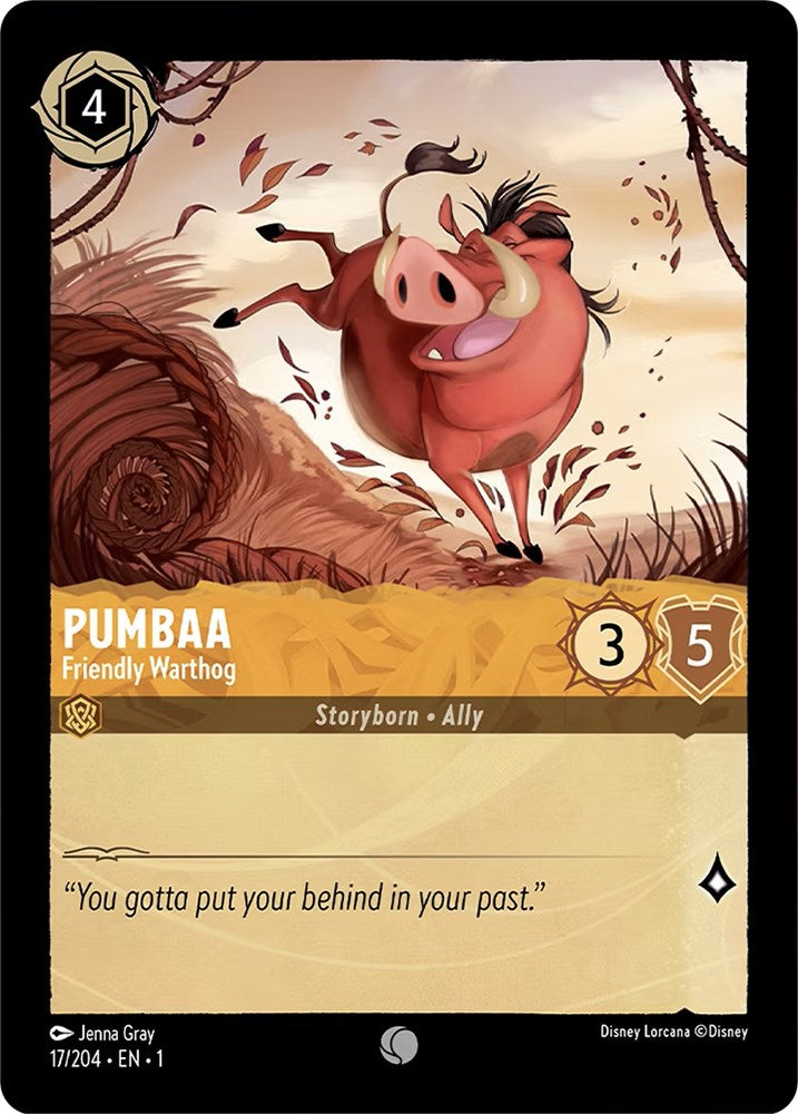 Pumbaa - Friendly Warthog (17/204) [The First Chapter] 