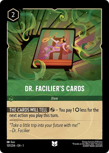 Dr. Facilier's Cards (101/204) [The First Chapter] 