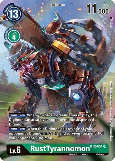 RustTyrannomon [BT2-051] (Alternate Art) [Dimensional Phase] 