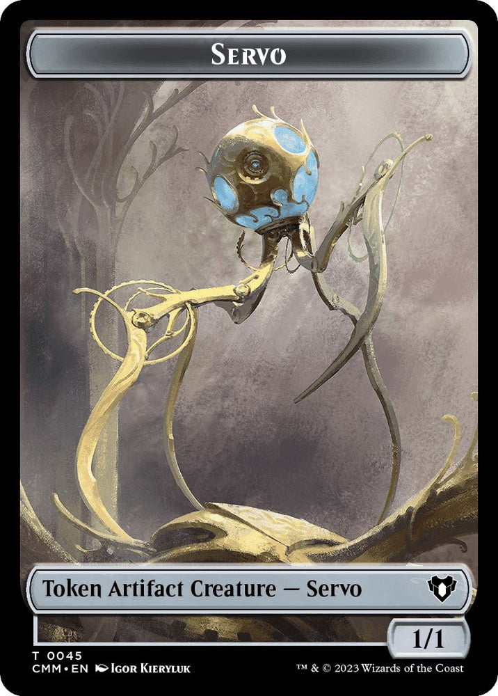 Servo // Assassin Double-Sided Token [Commander Masters Tokens] 