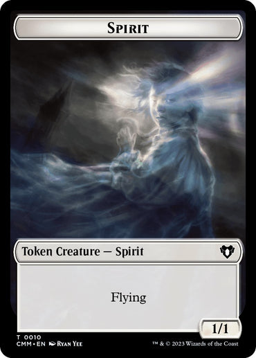 Spirit (0010) // Satyr Double-Sided Token [Commander Masters Tokens] 