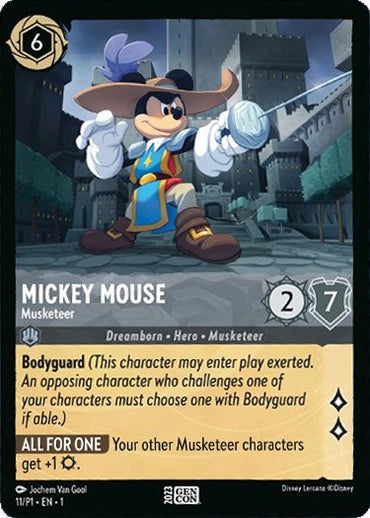 Mickey Mouse - Musketeer (GenCon 2023) (11) [Promo Cards] 