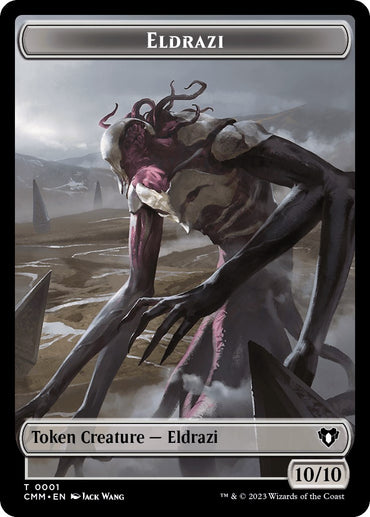 Eldrazi // Cat (0030) Double-Sided Token [Commander Masters Tokens] 