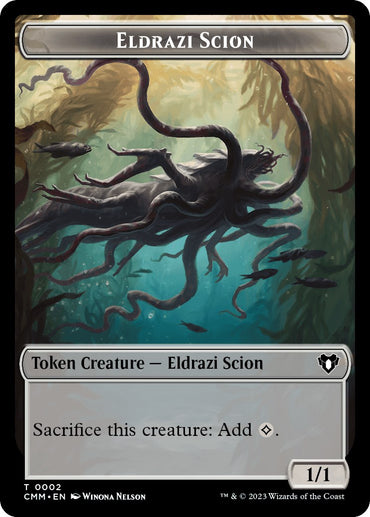 Eldrazi Scion // Assassin Double-Sided Token [Commander Masters Tokens] 