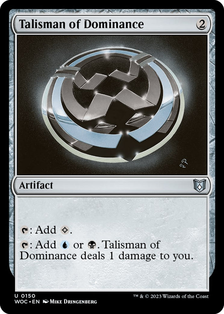 Talisman of Dominance [Wilds of Eldraine Commander] 