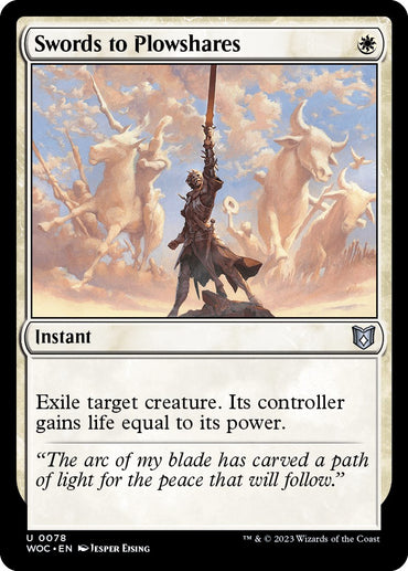 Swords to Plowshares [Wilds of Eldraine Commander] 