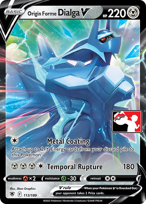 Origin Forme Dialga V (113/189) [Prize Pack Series Three] 