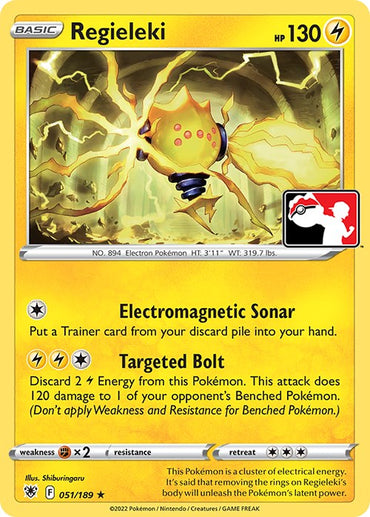 Regieleki (051/189) [Prize Pack Series Three] 