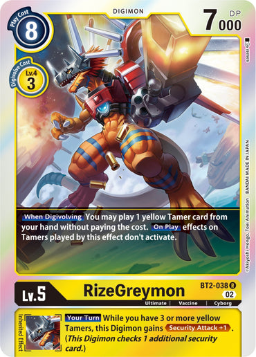 RizeGreymon [BT2-038] [Resurgence Booster]