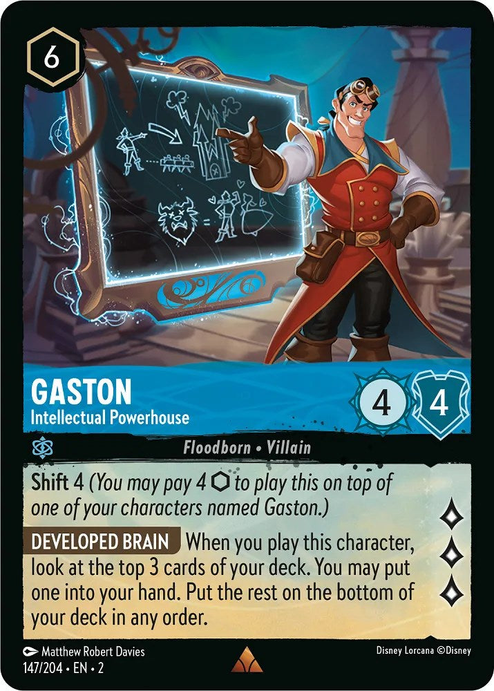 Gaston - Intellectual Powerhouse (147/204) [Rise of the Floodborn] 