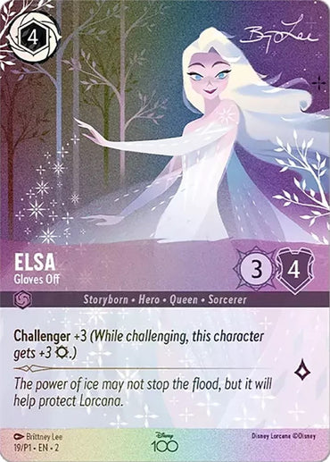 Elsa - Gloves Off (Enchanted) (19) [Disney100 Promos] 