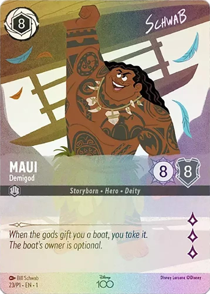 Maui - Demigod (Enchanted) (23) [Disney100 Promos] 