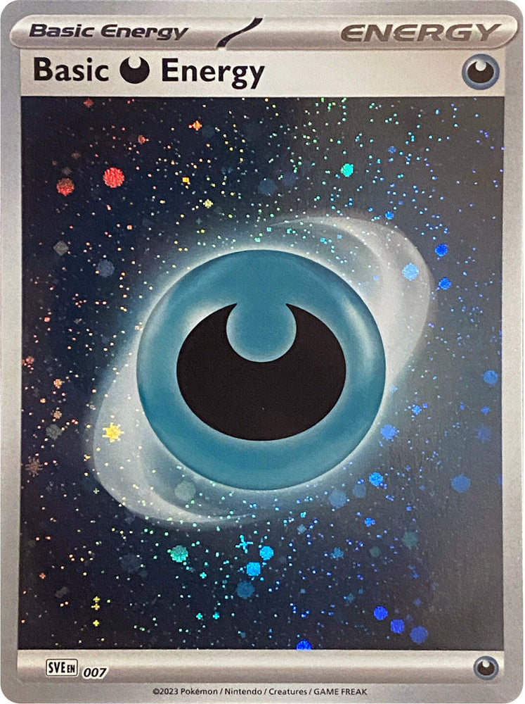 Basic Darkness Energy (007) (Cosmos Holo) [Scarlet &amp; Violet: Base Set] 