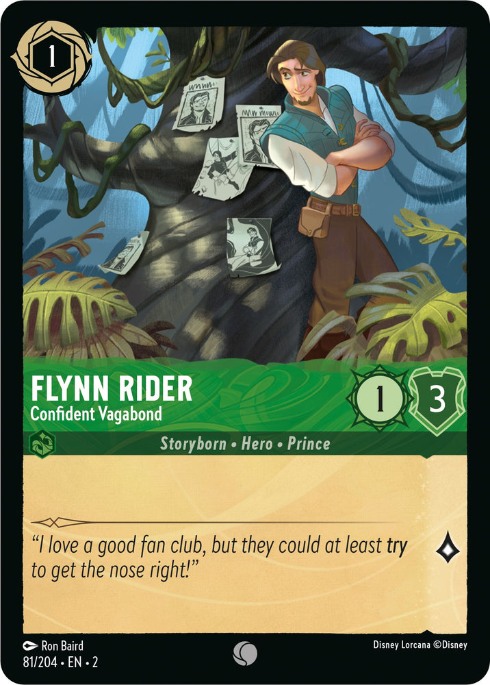 Flynn Rider - Confident Vagabond (81/204) [Rise of the Floodborn] 