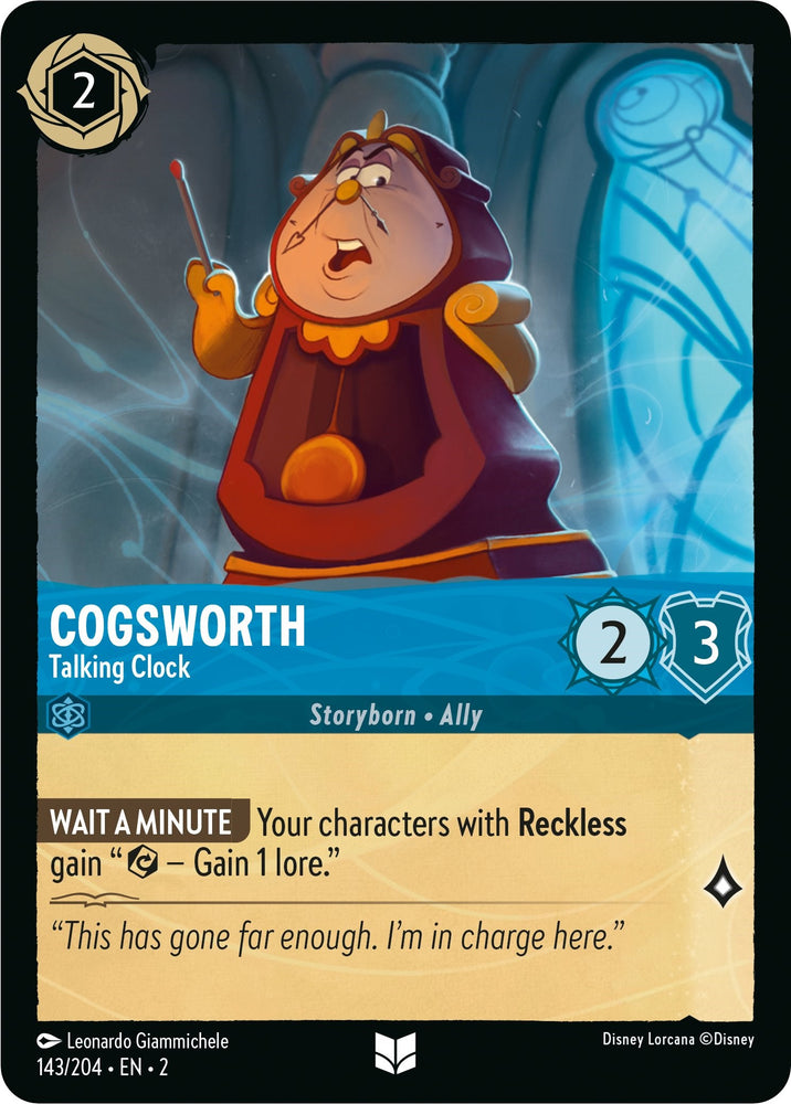 Cogsworth - Talking Clock (143/204) [Rise of the Floodborn] 