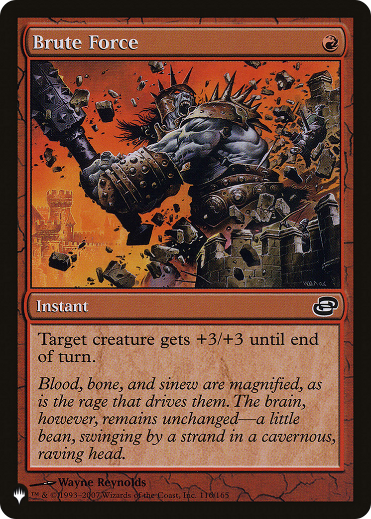 Brute Force [The List Reprints] 