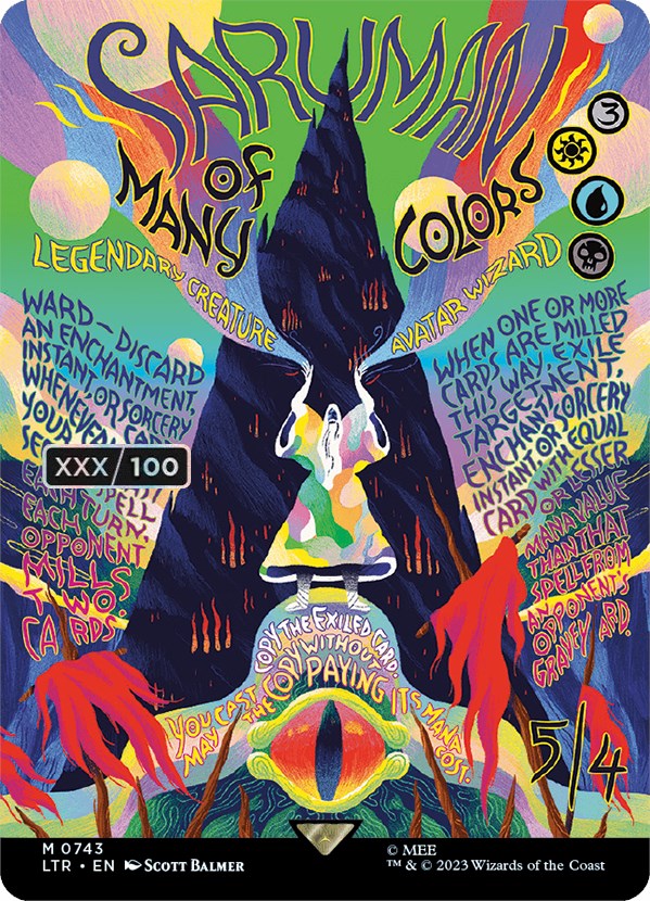 Saruman of Many Colors (Borderless Poster) (Serialized) [The Lord of the Rings: Tales of Middle-Earth] 