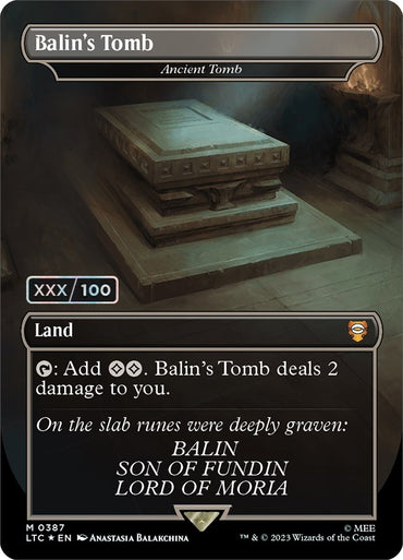 Balin's Tomb - Ancient Tomb (Serialized) [The Lord of the Rings: Tales of Middle-Earth Commander] 