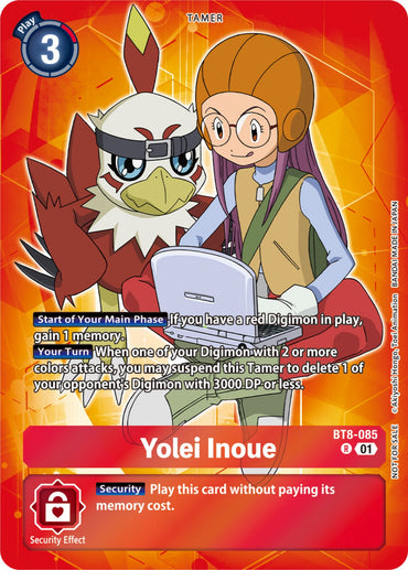 Yolei Inoue [BT8-085] (Tamer Party Pack -The Beginning-) [New Awakening] 