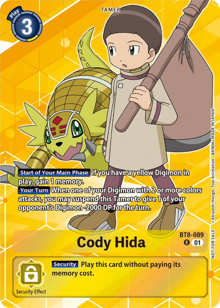 Cody Hida [BT8-089] (Tamer Party Pack -The Beginning-) [New Awakening] 