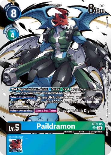 Paildramon [ST9-05] (Tamer Party Pack -The Beginning-) [Starter Deck: Ultimate Ancient Dragon] 