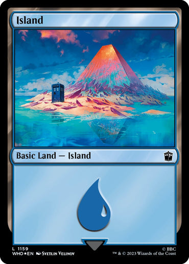 Island (1159) (Surge Foil) [Doctor Who] 