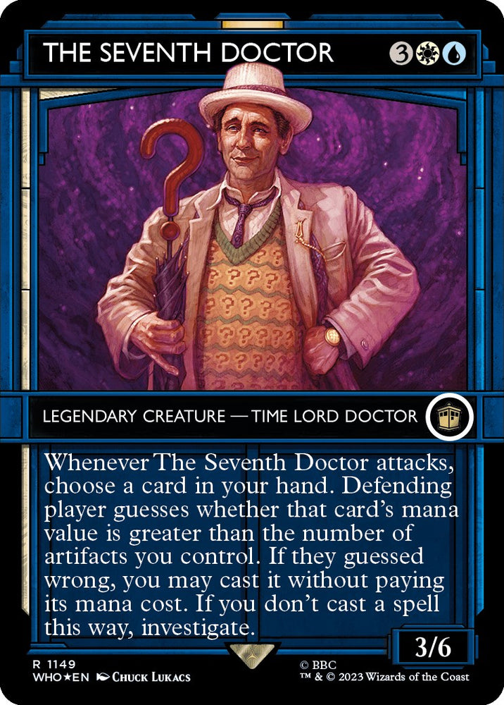 The Seventh Doctor (Showcase) (Surge Foil) [Doctor Who] 