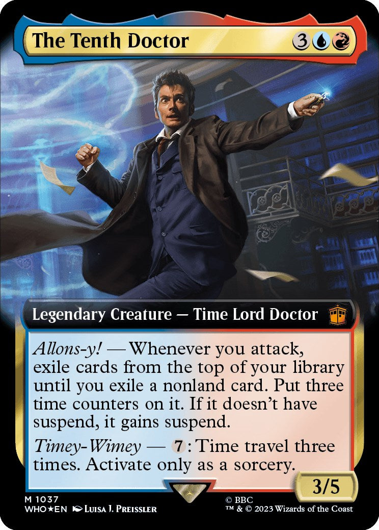 The Tenth Doctor (Extended Art) (Surge Foil) [Doctor Who] 