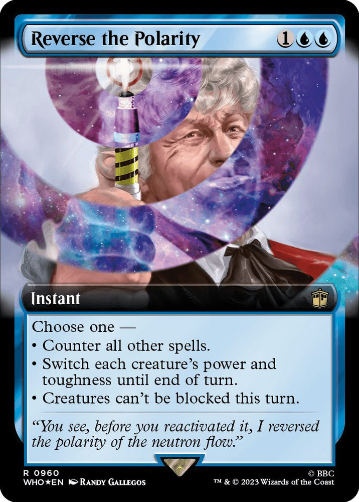 Reverse the Polarity (Extended Art) (Surge Foil) [Doctor Who] 