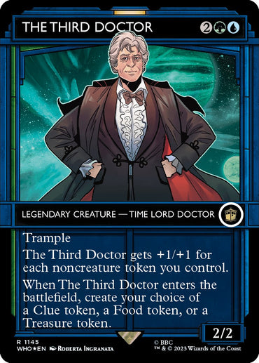 The Third Doctor (Showcase) (Surge Foil) [Doctor Who] 