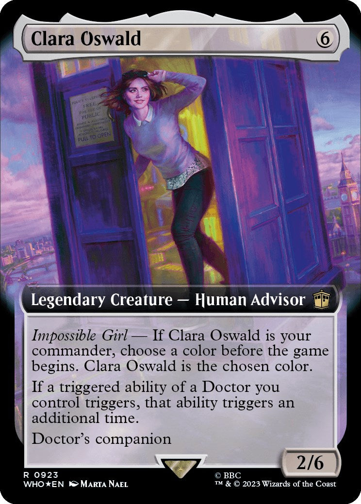 Clara Oswald (Extended Art) (Surge Foil) [Doctor Who] 