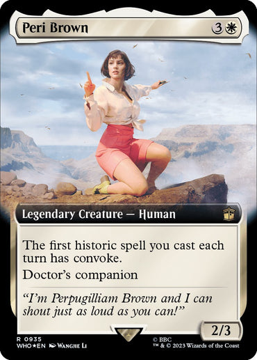 Peri Brown (Extended Art) (Surge Foil) [Doctor Who] 