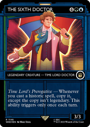 The Sixth Doctor (Showcase) (Surge Foil) [Doctor Who] 