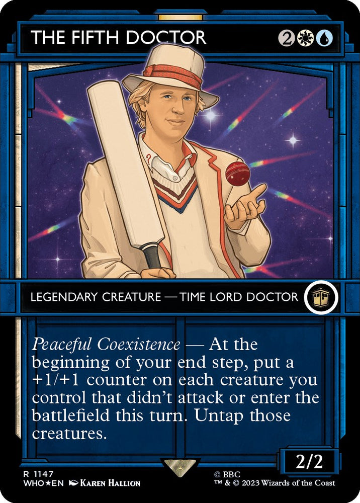 The Fifth Doctor (Showcase) (Surge Foil) [Doctor Who] 