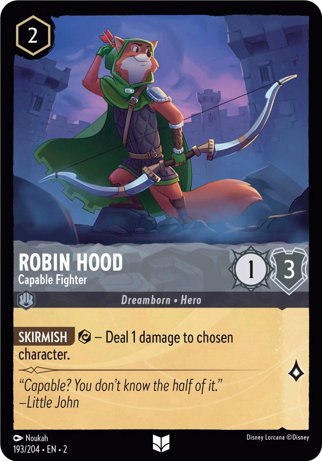 Robin Hood - Capable Fighter (193/204) [Rise of the Floodborn] 